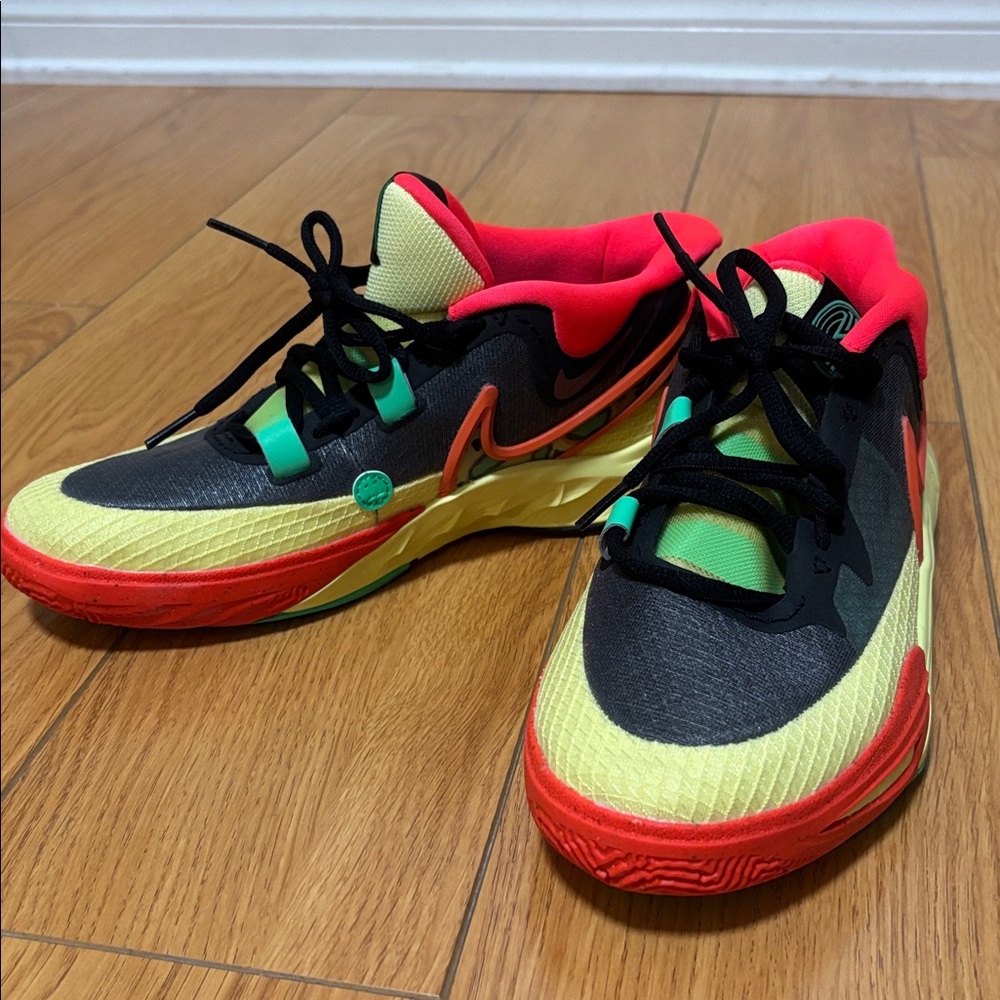 Nike Kids Red and Yellow Sneakers